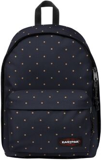 Eastpak Out Of Office dots marine gold rugzak Blauw - H 44 x B 29.5 x D 22 cm