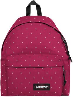 Eastpak Padded Pak'R dots wine silver rugzak Rood - H 40 x B 30 x D 18 cm