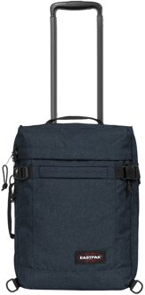 Eastpak Strapson XXS triple denim Handbagage koffer Trolley Blauw - H 43 x B 32 x D 18