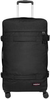 Eastpak Transit'R 4 L+ black zachte koffer Zwart - H 75 x B 41 x D 28 cm