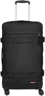 Eastpak Transit'R 4 M+ black zachte koffer Zwart - H 70 x B 39 x D 28 cm