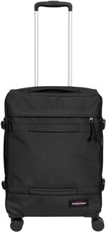 Eastpak Transit'R 4 S+ black zachte koffer Zwart - H 54 x B 35 x D 23 cm