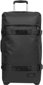 Eastpak Transit'R L Tarp black zachte kofferreistas met wielen Zwart - H 79 x B 40 x D 33 cm