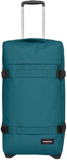 Eastpak Transit'R M jade teal zachte koffer Blauw - H 67 x B 35.5 x D 30 cm