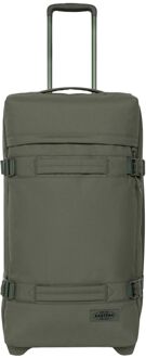 Eastpak Transit'R M monotone khaki zachte koffer Groen - H 67 x B 35.5 x D 30 cm