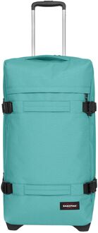 Eastpak Transit'R M stream blue zachte koffer Blauw - H 67 x B 35.5 x D 30 cm