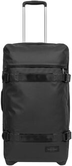 Eastpak Transit'R M Tarp black2 zachte koffer Zwart - H 67 x B 35.5 x D 30 cm
