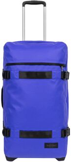 Eastpak Transit'R M Tarp blue zachte koffer Blauw - H 67 x B 35.5 x D 30 cm