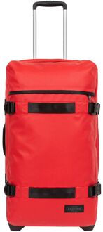 Eastpak Transit'R M Tarp red zachte koffer Rood - H 67 x B 35.5 x D 30 cm