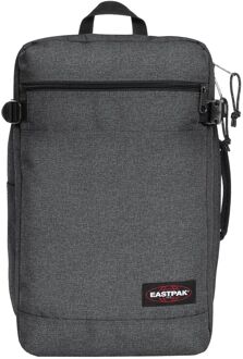 Eastpak Transit'r Pack black denim weekendtas handbagage Zwart - H 44 x B 27 x D 22.5 cm