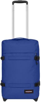 Eastpak Transit'R S electric blue zachte kofferreistas met wielen handbagage Blauw - H 51 x B 32.5 x D 23 cm