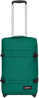 Eastpak Transit'R S pineneedle green zachte kofferreistas met wielen handbagage Groen - H 51 x B 32.5 x D 23 cm