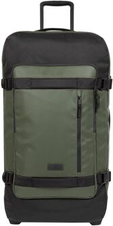 Eastpak Tranverz Cnnct L cnnct top khakireistas met wielen Groen - H 79 x B 40 x D 33 cm