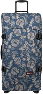 Eastpak Tranverz L brize blue beige zachte kofferreistas met wielen Multicolor - H 79 x B 40 x D 33 cm