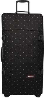 Eastpak Tranverz L dots black silver zachte kofferreistas met wielen Zwart - H 79 x B 40 x D 33 cm