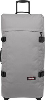 Eastpak Tranverz L pebble grey zachte kofferreistas met wielen Grijs - H 79 x B 40 x D 33 cm