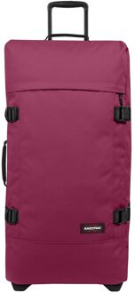 Eastpak Tranverz L wine burgundy zachte kofferreistas met wielen Rood - H 79 x B 40 x D 33 cm