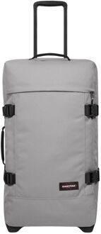 Eastpak Tranverz M pebble grey zachte kofferreistas met wielen Grijs - H 67 x B 35.5 x D 30 cm