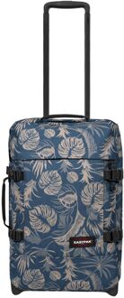Eastpak Tranverz S brize blue beige zachte kofferreistas met wielen handbagage Multicolor - H 51 x B 32.5 x D 24 cm