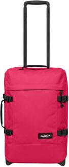 Eastpak Tranverz S saffron red zachte kofferreistas met wielen handbagage Rood - H 51 x B 32.5 x D 24 cm