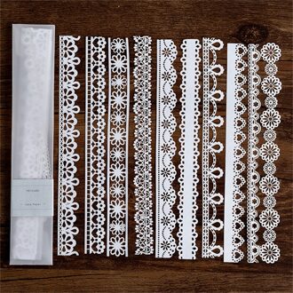 Eastshape Kant Paper Hollow Servies Decoratie Verpakking Patroon Ronde Windowed Vierkante Deur Plakboek 6