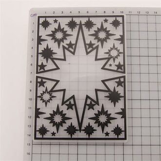 Eastshape Shining Patroon Plastic Embossing Map Voor Scrapbook Diy Album Card Tool Plastic Template Mappen