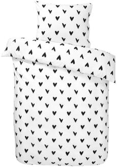 Easy 2e Halve Prijs Leen Bakker - Easy Dekbedovertrek Elaine - 140x200 Cm - Katoen - Wit