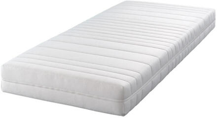 Easy 2e Halve Prijs Leen Bakker - Matras Amy Koudschuim - 80x200x16 Cm - Polyester - Wit