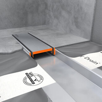 Easy Drain Compact TAF verlaagd rooster voor douchegoot 90 cm zero voor tegeldikte 3-13 mm, rvs