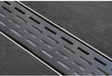 Easy Drain Rooster tbv Douchegoot Easy Drain Fixt-1 Voor Douchegoot 120 cm Zwart