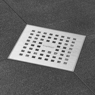 Easy Drain RVS Doucheputje 10x10 inclusief WPS-A waterdicht doek