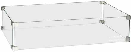 Easy fires glazen ombouw rechthoek