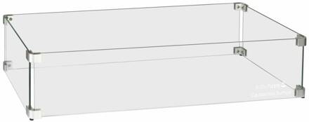 Easy fires glazen ombouw rechthoek