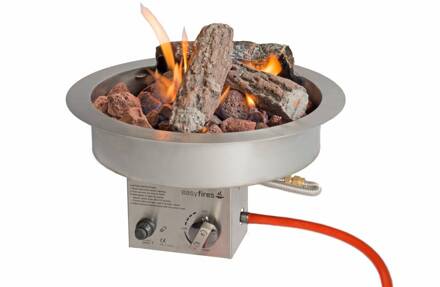 Easy Fires inbouwbrander rond 40x16,5cm.
