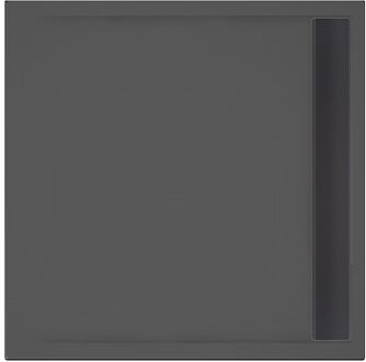 Easy-Tray Douchebak 90x80x5cm Ebony mat zwart