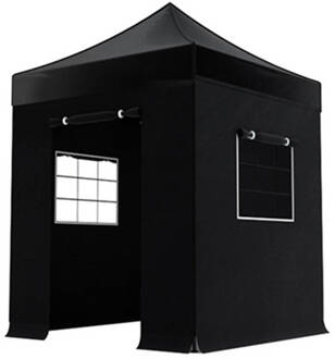 Easy Up 2x2m Zwart Luxe Partytent