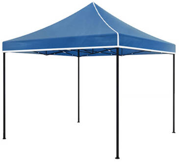 Easy Up 3x3m Blauw Luxe Zonder Zijwanden Partytent