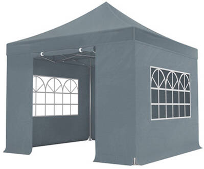 Easy Up 3x3m Grijs 30mm (Aluminium Buizen) Semi Prof Partytent