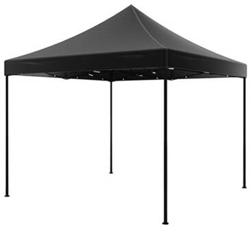 Easy Up 3x3m Zwart Luxe Zonder Zijwanden Partytent