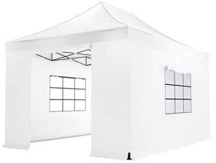 Easy Up 3x4,5m Wit Luxe Partytent