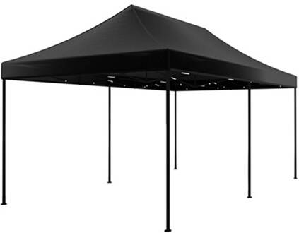 Easy Up 3x6m Zwart Luxe Zonder Zijwanden Partytent