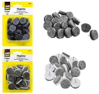 Easy Work meubel antislip set met nagel 24 stuks 24mm