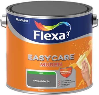 Easycare - Muurverf Mat - Antracietgrijs - 2,5 liter