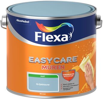 Easycare - Muurverf Mat - Grijsblauw - 2,5 liter