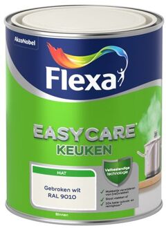 Easycare - Muurverf Mat - Keuken - Gebroken Wit / RAL 9010 - 1 liter