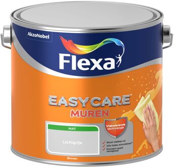 Easycare - Muurverf Mat - Lichtgrijs - 2,5 liter