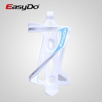 Easydo Aluminium Ultralight Side-Loading Glad In-Mold Sterke Bike Fiets Water Bidonhouder Houder 47G wit blauw