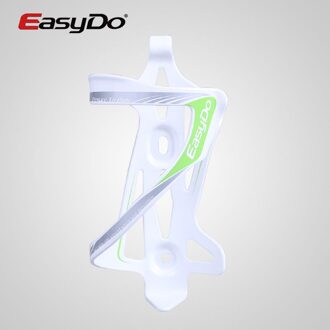 Easydo Aluminium Ultralight Side-Loading Glad In-Mold Sterke Bike Fiets Water Bidonhouder Houder 47G wit groen