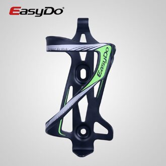Easydo Aluminium Ultralight Side-Loading Glad In-Mold Sterke Bike Fiets Water Bidonhouder Houder 47G zwart groen
