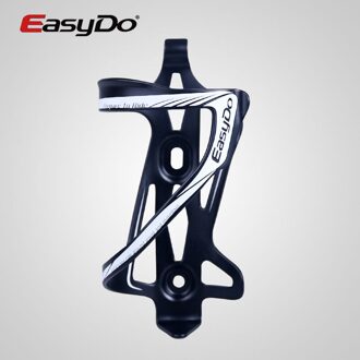 Easydo Aluminium Ultralight Side-Loading Glad In-Mold Sterke Bike Fiets Water Bidonhouder Houder 47G zwart wit